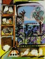 Latelier Les pigeons II 1957 キュビスト